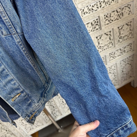 Vintage Relay For Life American Cancer Society Denim Jacket Button Up Womens L - Picture 8 of 11